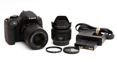 Canon EOS Rebel T6i 24.2MP Digital SLR + 18-55mm IS STM + 50mm f/1.8 STM - USA