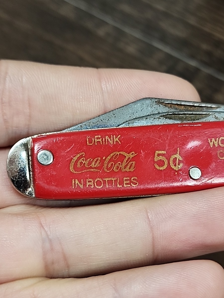 Vintage Coca-Cola 1933 Chicago World Fair Advertising Pocket Knife