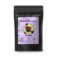 Chaga Pilz Pulver Magic Pwdr Extrakt 10:1 Adaptogen Immunsystem Schutz 30-100G