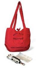 Valentino Zero Shopping Bag Strap LD34 (Colour Nero) & Red Dust Bag 10.5" x 15"