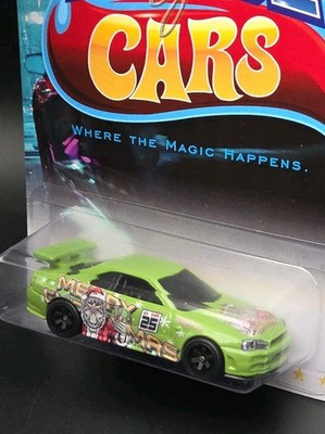 Hot Wheels Nissan Skyline R34  House Of Cars Custom Limited Edition Christmas 
