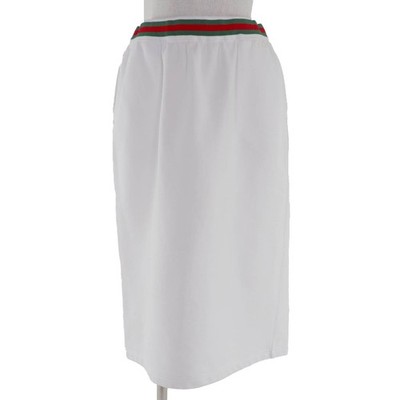 Gucci Logo Web Line Cotton Skirt - DUTY FREE