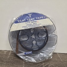 TEAC TEST TAPE YTT-5001 Level Set 5" Reel-to-Reel Made in Japan 400Hz