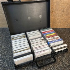 Vintage 30 Cassette Lot Country Christmas with Case Dolly Parton Conway Twitty