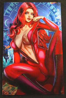 Bellatryx Two Sophia Exclusive Virgin Variant Raised METAL Cover by Dhaxina #1/1