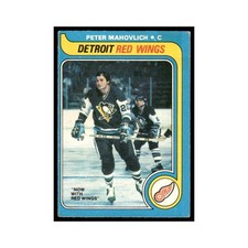 Pete Mahovlich 1979 O Pee Chee #187 Detroit Red Wings Hockey Card EX