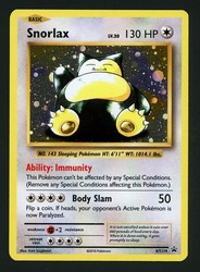 Snorlax XY179 XY Black Star Promo Holo