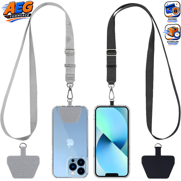Handyband Universal 2 StüCk Einstellbar Halsband SchlüSselband Multifunktional-image