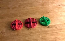 THREE (3) Big Jon MINI Disk Divers) Asst. Colors and Sizes-Nice condition