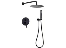 BWE 1-Handle 2-Spray Rain Shower Faucet and H...