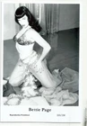 BX134) BETTIE PAGE SWIFTSURE PHOTO POSTCARD (333/230) PIN UP FILM GLAMOUR