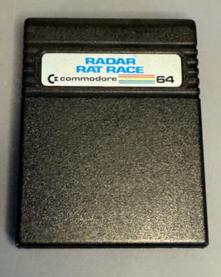 (VG+) Radar Rat Race Commodore 64 C64 Cartridge Tested Working Cleaned