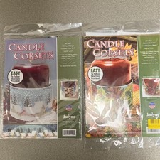 2 Janlynn counted cross stitch Candle Corset Kits, NIP