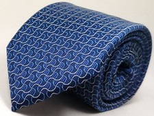 VAN HEUSEN Men's Tie Blue White Necktie NEW