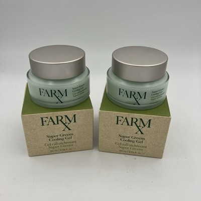 Avon FarmX Farm Rx Super Greens Cooling Gel 3.04 fl oz New In Box X2 5/26 Exp
