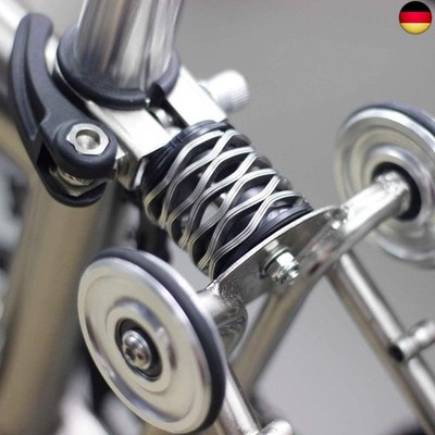 Fahrrad-Hinterradfederung, Federung, Stoßdämpfer für Brompton Bike, dreilagig, S