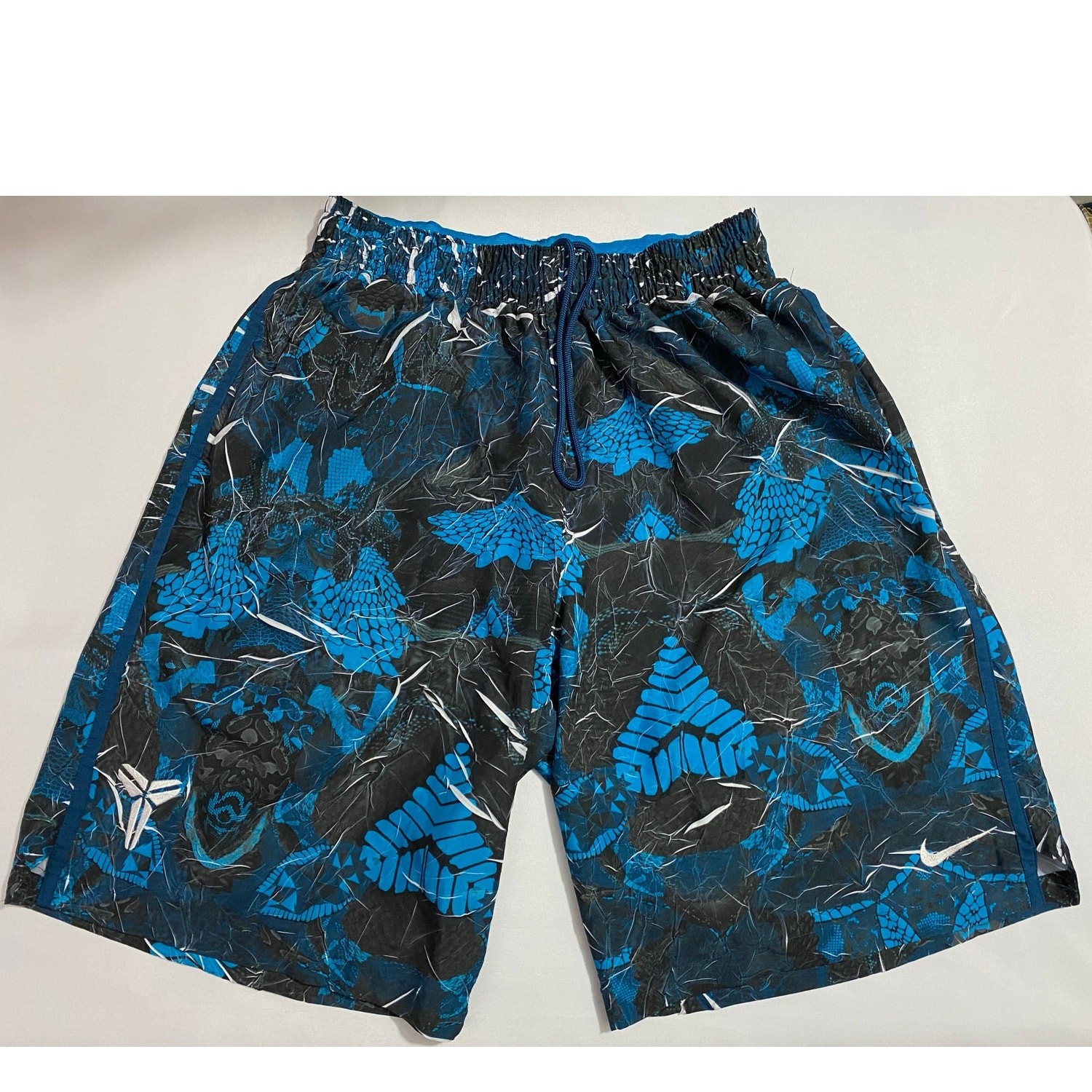 Nike Dri‑Fit Men’s Kobe Mamba Emerge Basketball Shorts Blue Black Size XL