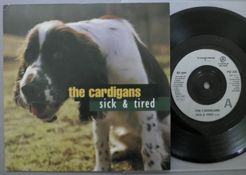 Cardigans – Sick & Tired 7" Single  Trampolene / Stockholm Rec.  UK 1995  MINT- - Bild 1 von 4
