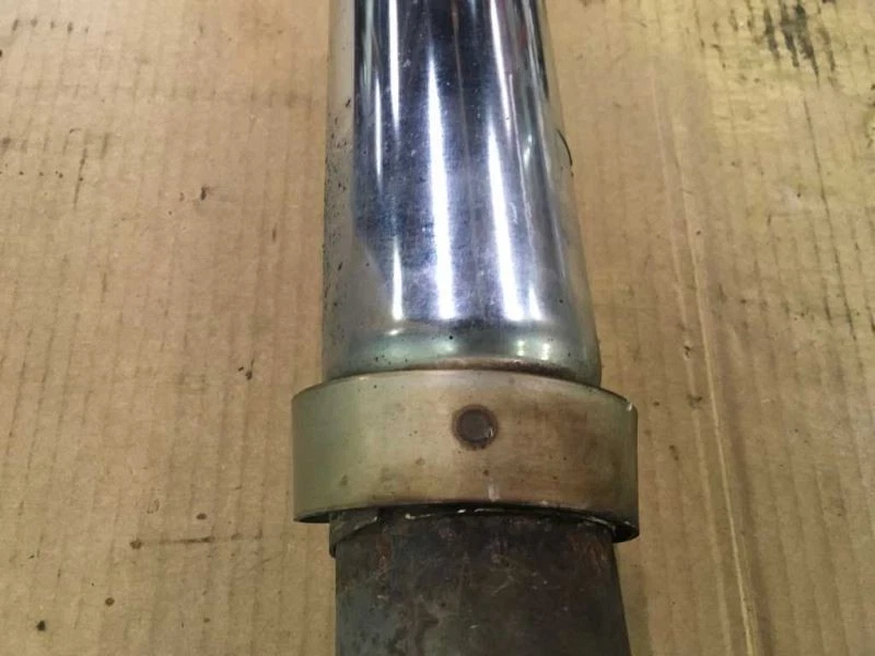 Punta de tubo de escape cromado ajuste 07 08 09 10 11 12 13 14 15 Ford Expedition F150 Foto 4 de 4