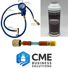 R290 Refrigerant Kit | EPA Approved | + Manifold Gauge & Proseal Sealant