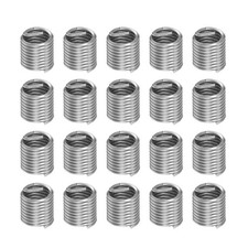 20pz Filo Inserti M6 x 1 2D 12mm 304 Inox Acciaio Filettato Manicotto