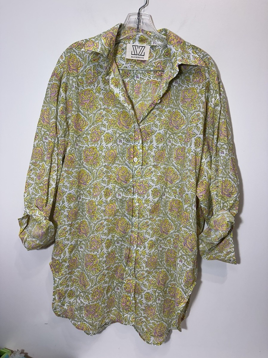 L'A　SZ Blockprints　OVERSIZE STRIPE SHIRT Guru Top in Thick Stripes | SZ Blockprints – SZ BLOCKPRINTS
