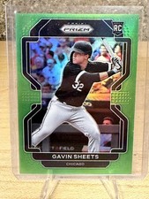 2022 Panini Prizm - Tier III Gavin Sheets #228 Lime Green Prizm /125 (RC) Padres