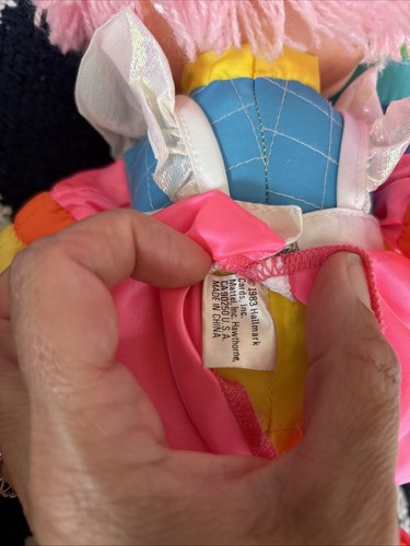 Muñecas de peluche de colección Mattel 1983 Rainbow Brite y rosa cosquilleado juguetes - Imagen 6 de 11