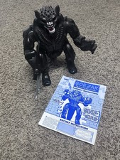 Vintage 1993 Tyco Gorzak 13" Action Figure TESTED With Axe And instructions