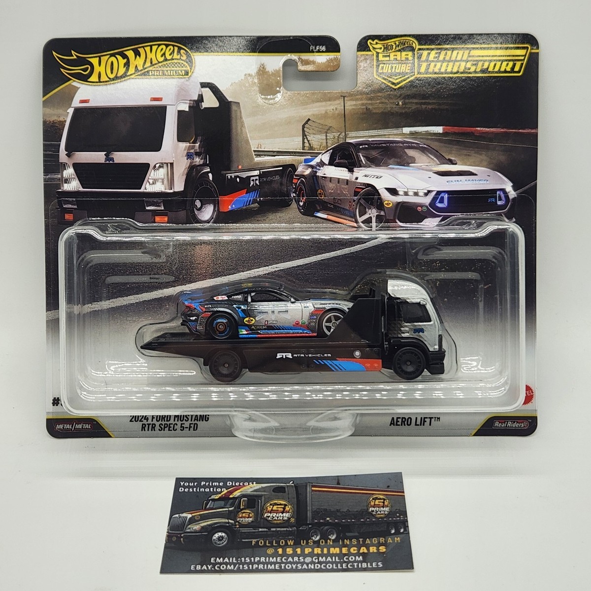 Hot Wheels フォード　エアロスター 2024 Ford Mustang RTR SPEC 5-FB & Aero Lift JHX92 Hot Wheels Team