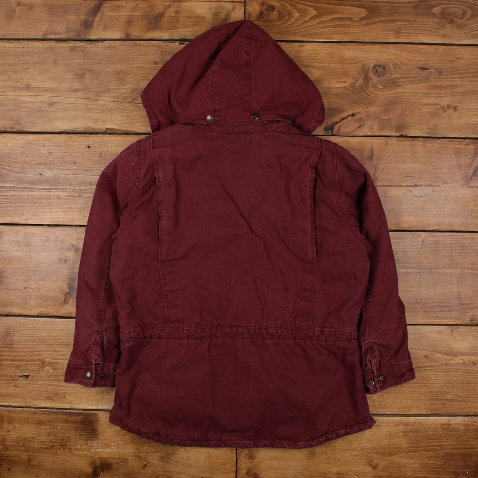 Chaqueta plumero Schmidt vintage L manta forrada roja para mujer Foto 2 de 4