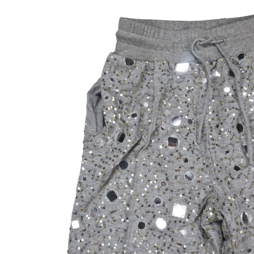 House of Harlow 1960 Revolve NWT Ale Jogger Size M Sequin Mirror Heather Gray - Picture 12 of 21
