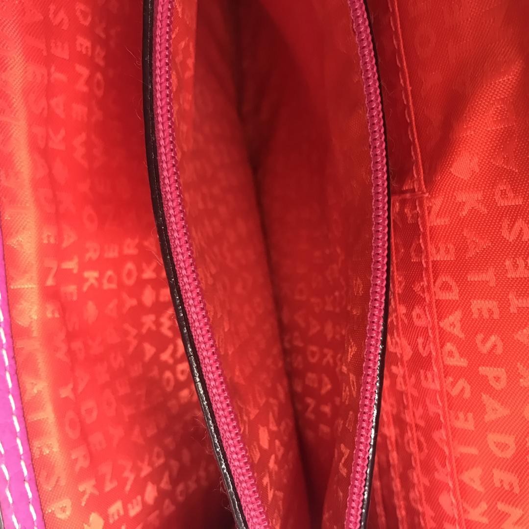 Kate Spade long wallet and shoulder bag in shocking pink  thumbnail 16