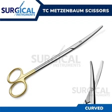 T/C Metzenbaum Scissors Curved Set Surgical Instruments German Grade 5.5"