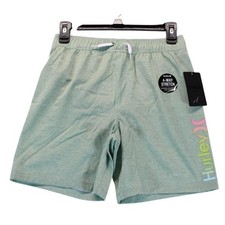Hurley Boy's Youth 4-Way Stretch Swim Shorts - Light Green Medium M New NWT