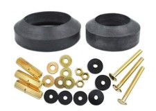 Universal Toilet Tank to Bowl Repair Kit Including 2 Sponge Gaskets and 3 Set...
