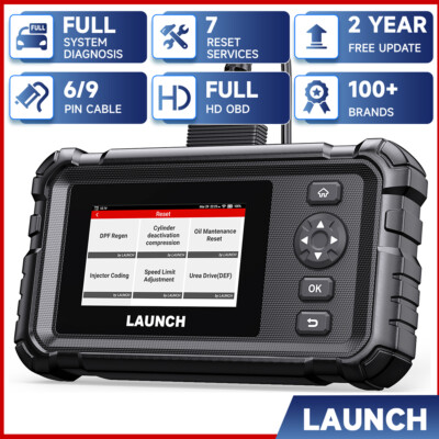 Launch Pickup Truck Scanner Diesel Diagnostic Tool All System DPF Regen 7 Resets