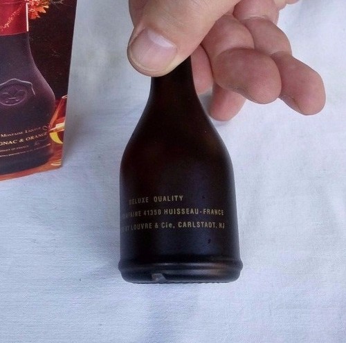 ROYALE MONTAIN FRANCE COGNAC & ORANGE MINIATURE BOTTLE. EMPTY. - Picture 5 of 6