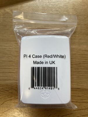 offizielles Gehäuse für Raspberry Pi 4, rot/weiß