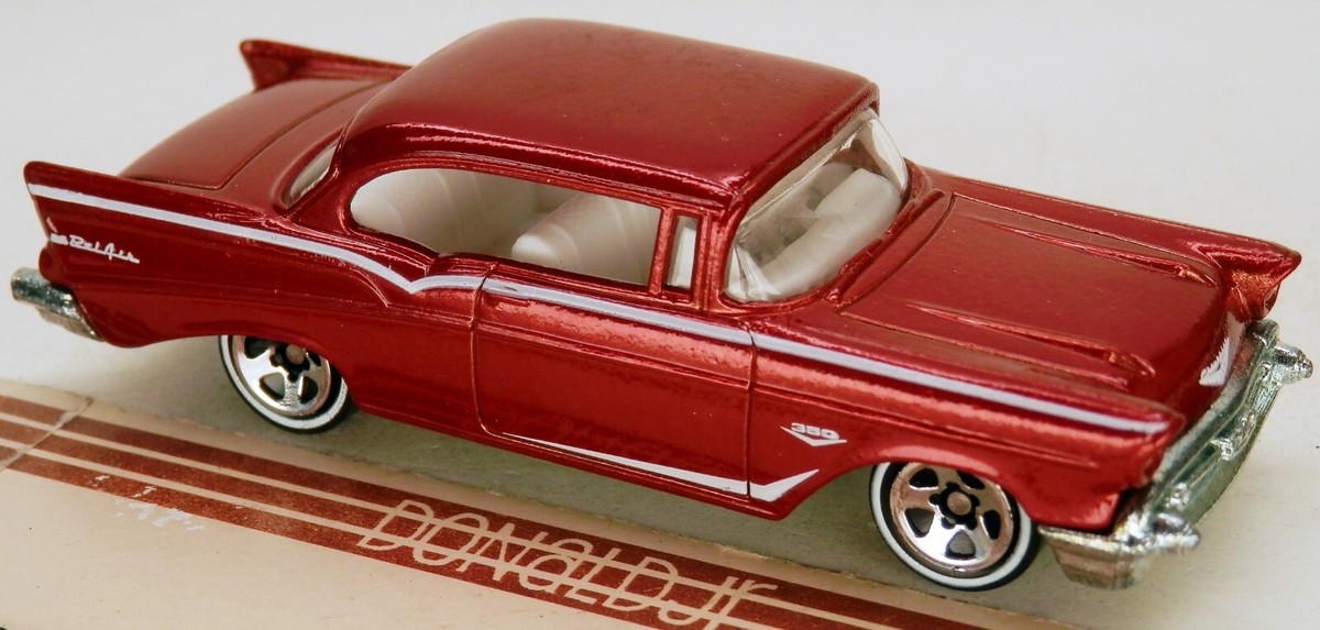 Hot Wheels 35周年記念 '57 Chevy 2024 HOT WHEELS 1957 CHEVY #121/ 250 BLACK W/ WHITE LETTERS