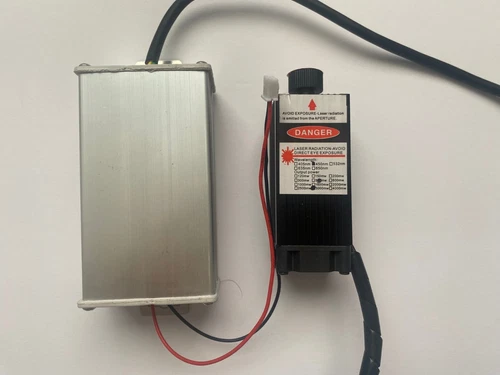 3W 450nm 3000mW Laser Module with Controller for CNC Laser Engraving Machine