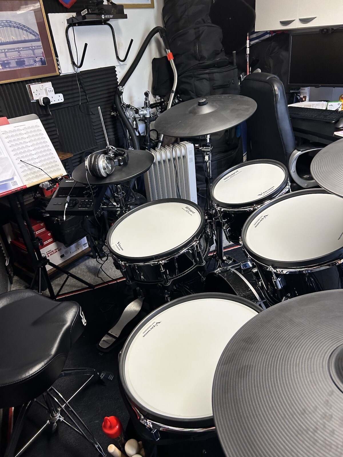 roland electronic drum kit vdrums eBay