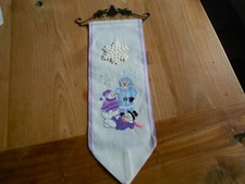 Rico Design Kreuzstich Hänger Schneemänner Weihnachten fertig gestickt