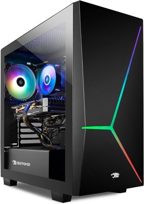 Custom ARGB Gaming Desktop PC i7 up to 64GB RAM 1TB SSD NO GPU Windows 11