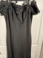 IGNITE EVENINGS By New York Strapless Black Long Evening Dress Size 12