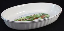 Villeroy and Boch Design Naif Oval Baker Gathering Twigs Scene
