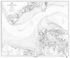 1894 Nautical Map of Hampton Roads Virginia