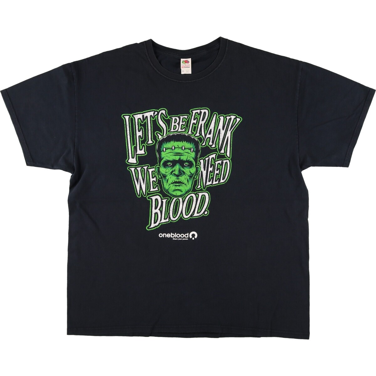 00s~ Fruit of the Loom printed T-shirt, men