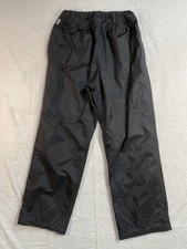 Columbia xco mens Windbreaker Rain Pants Black Mesh Lined Packable Large