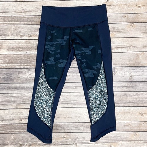 Lululemon Wunder Under Cropped Navy 